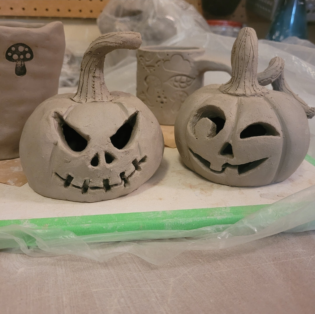 Pumpkin Lantern Handbuilding Workshop